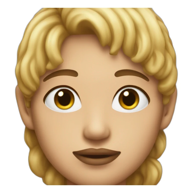 A idol with heart-shaped lips sticker