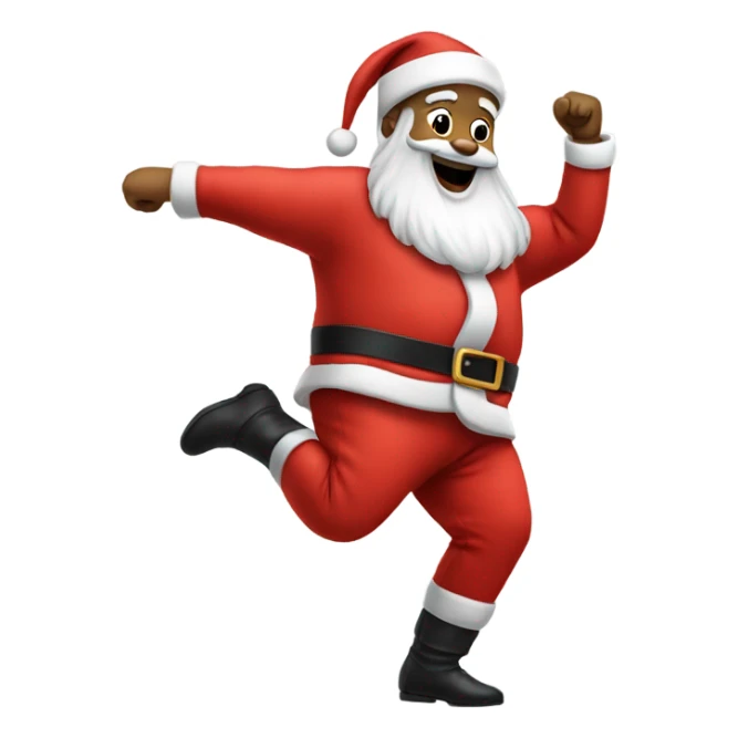 Santa twerking sticker