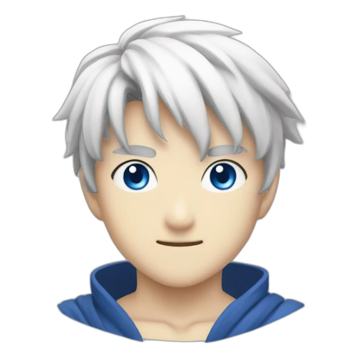 Gojo with blue eyes from jujustu kaisen  sticker