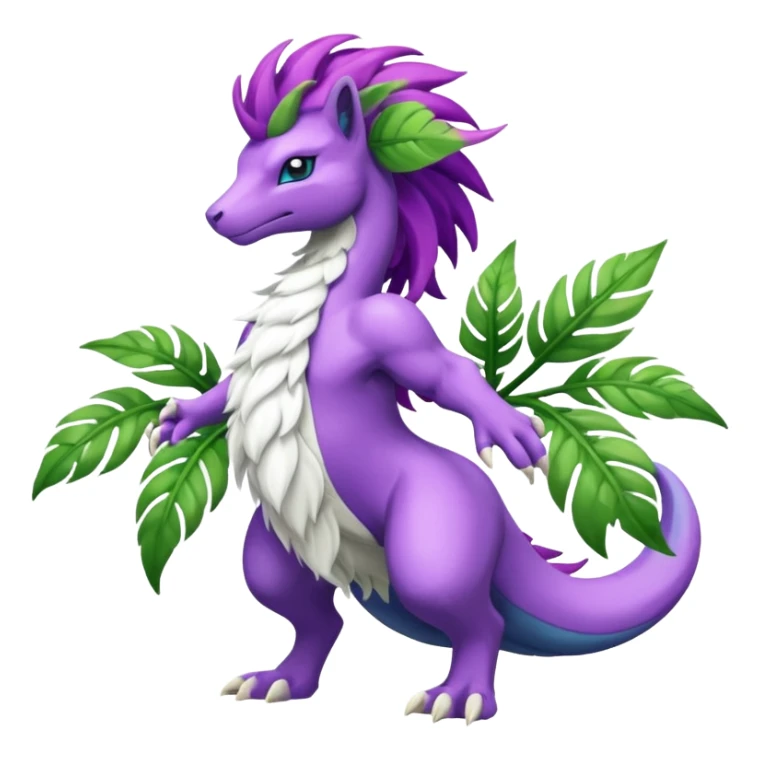 Suicune-Tropius-Meganium-fusion (full body) sticker