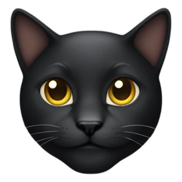 Dark cat sticker