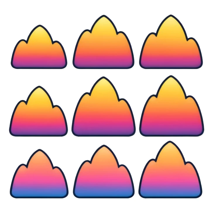 A number that is going up that is a six and a number going down that is a seven sticker