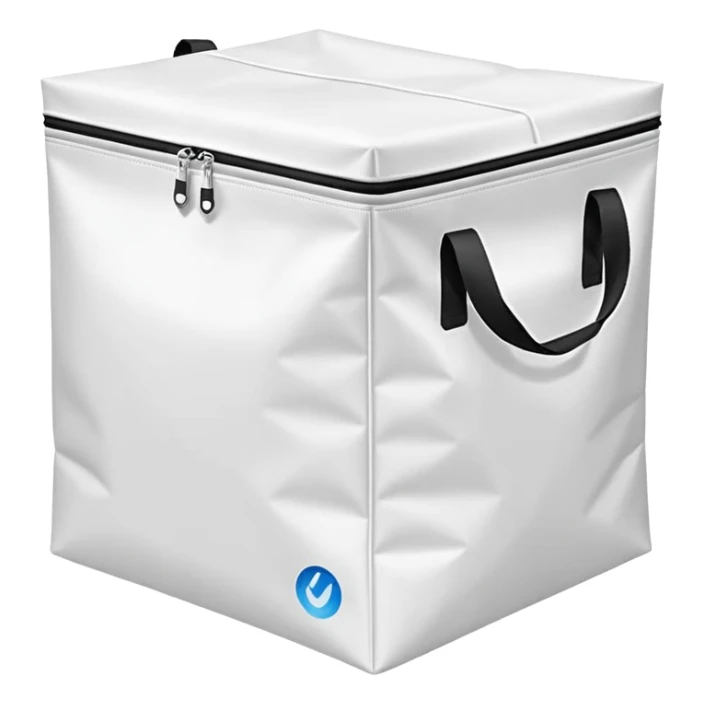 white Thermal Delivery Bags sticker