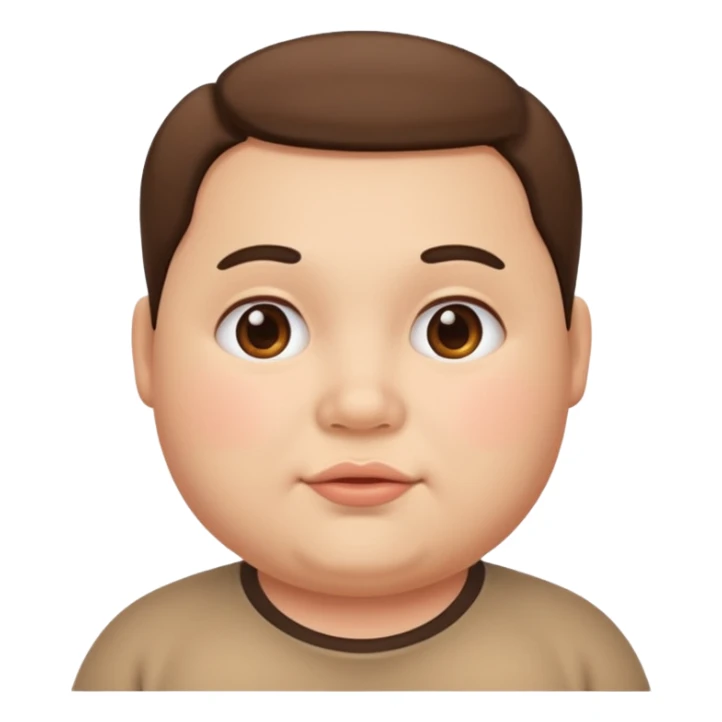 Lino con los cachetes sticker