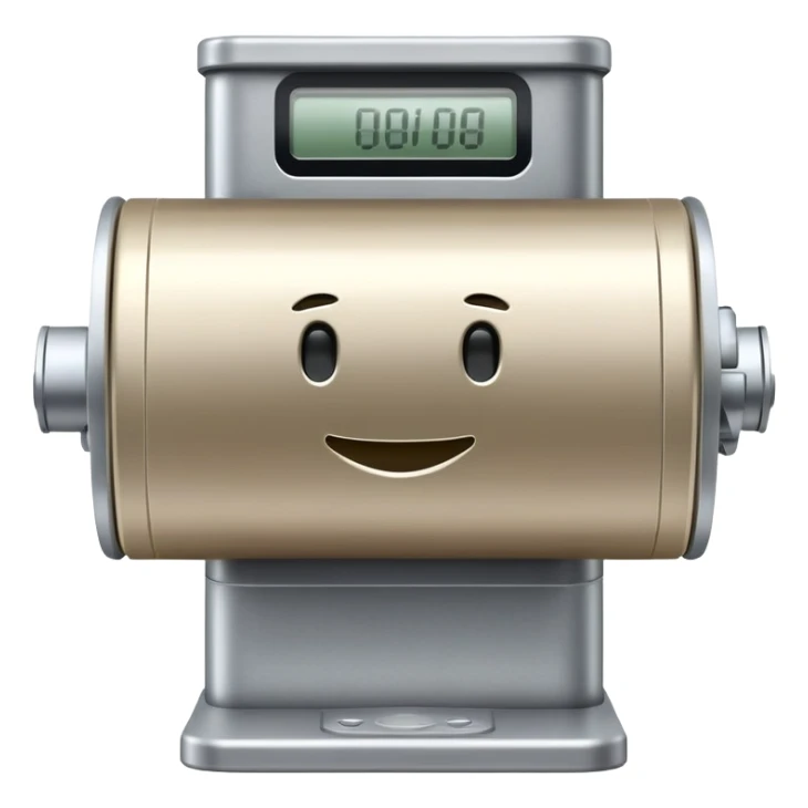 Money dispenser with crossed arms sticker