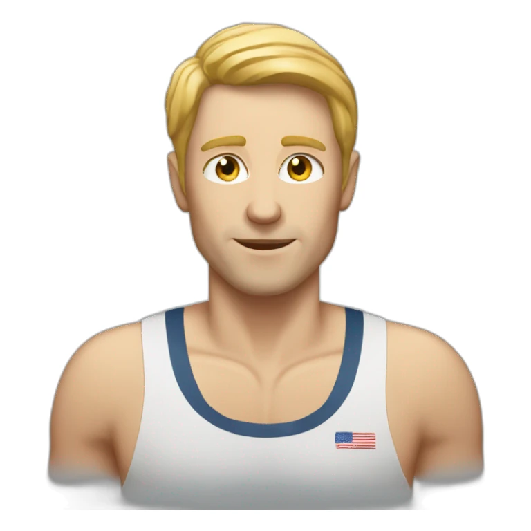 Greg a white man who runs 10km very fast sticker