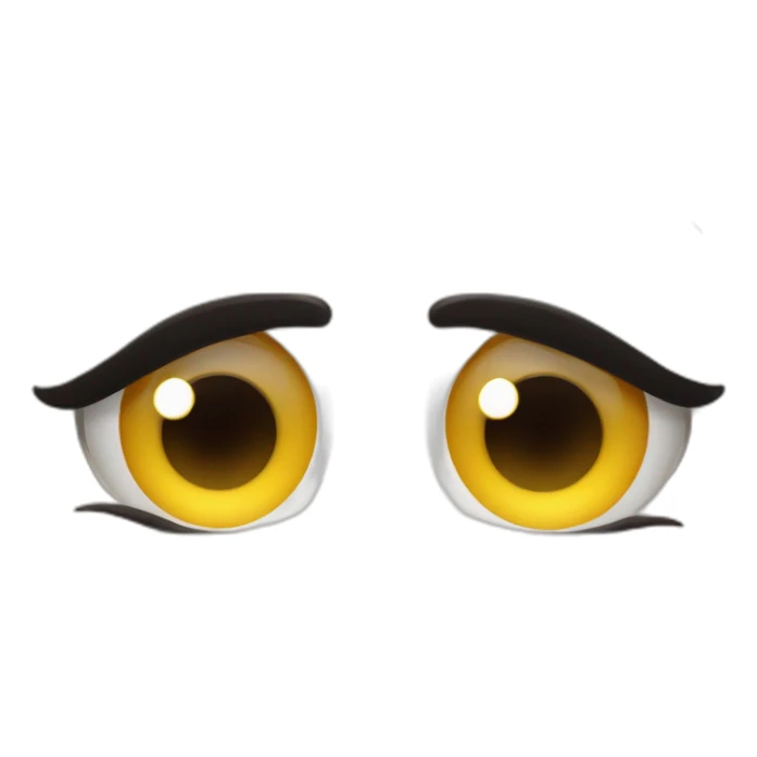 An eye twinkle With perfect eyelash and eyebrow sticker