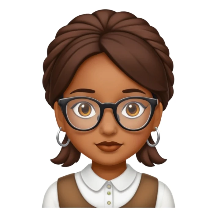 encanto girl wearing glasses sticker