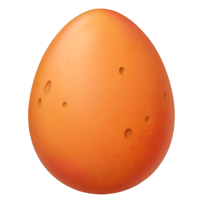 Peach  egg sticker