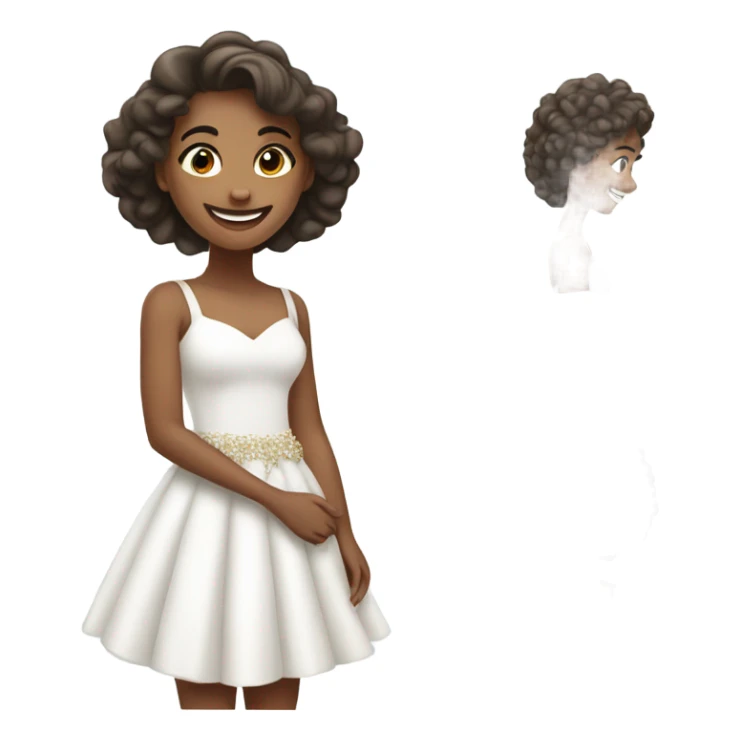 Birthday Girl White sticker