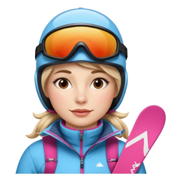 Woman Skiing, Matterhorn sticker