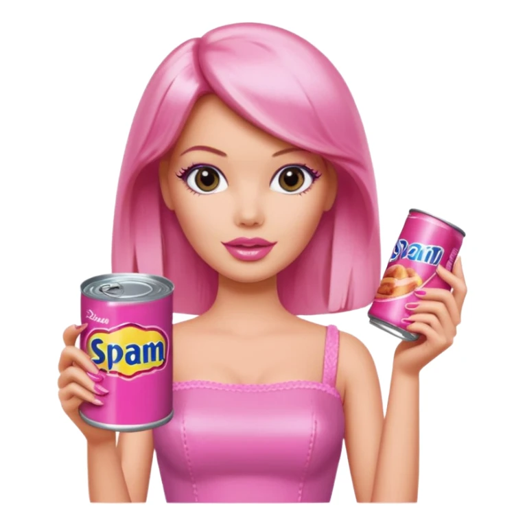 Matisse barbie slop style pink SPAM sticker