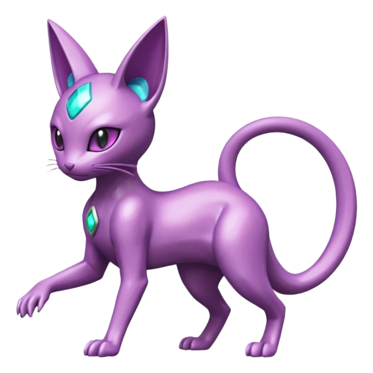 Mewtwo-Purrloin-Genesect-Deoxys-Espeon-alien-hybrid-fusion sticker