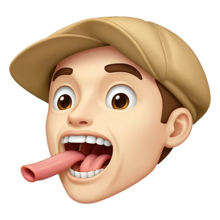 A person with proper tongue posture, jawline emphasized, mewing technique, face profile showing tongue pressed to roof of mouth sticker