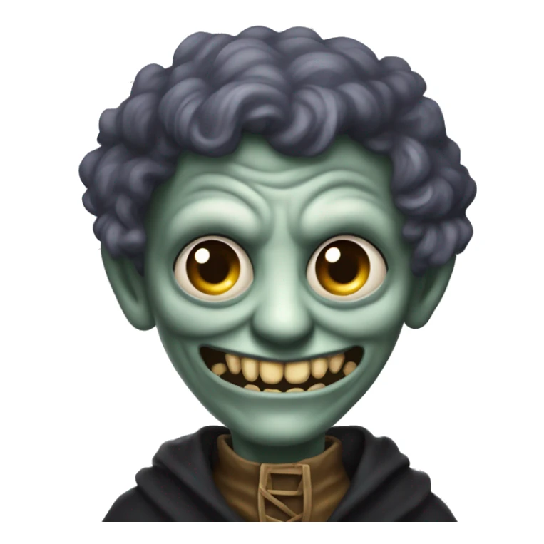 ghoul: Mischievous and occasionally malevolent spirits that inhabit wizarding dwellings, often found in attics or basements. sticker
