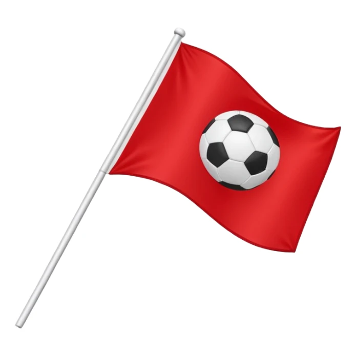 Royal antwerp fc flage whit read and a football sticker