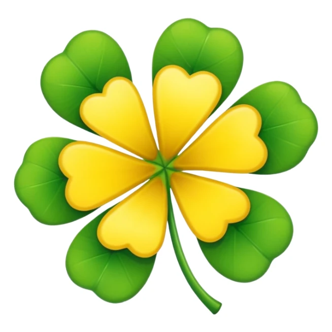 use star emoji, and add clover to make it "lucky" sticker