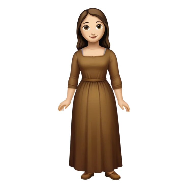 Full body Mona Lisa painting sticker