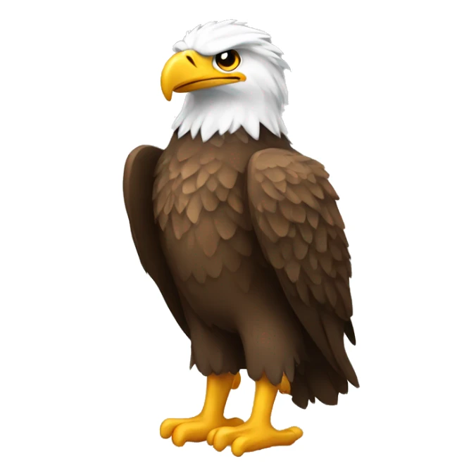 eagle with socks sticker