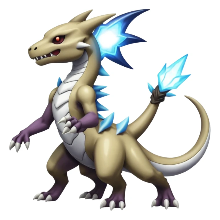 Shiny Bioluminescent Evil Glowing Ethereal Eldritch Marowak-Duskull-Darkdramon-fusion sticker