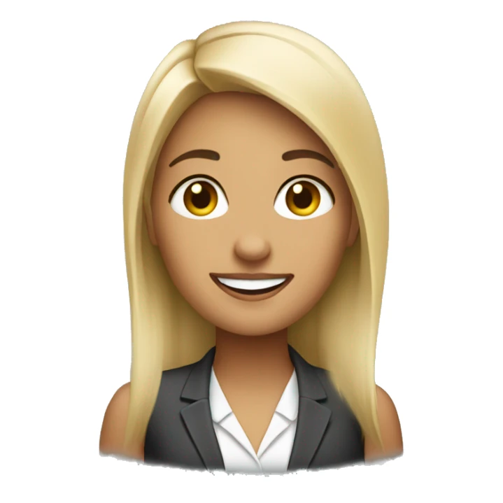 HR girl corporate with benefit  sticker