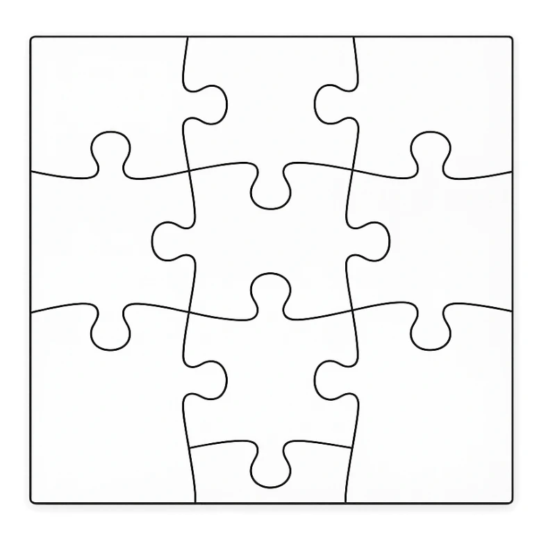 Puzzle sticker