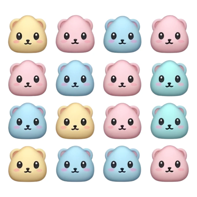 Create a cute, small 3D sticker in a realistic digital illustration style, with soft textures and pastel colors. Object
 sticker