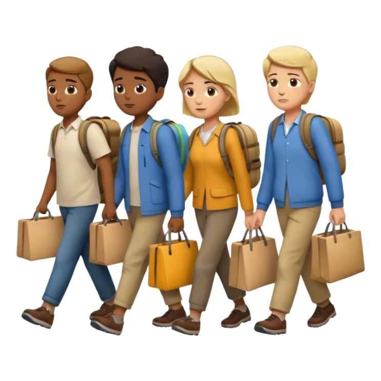 Migration out of Africa sticker