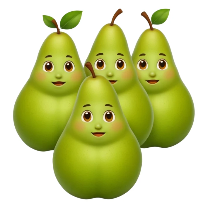 Freunde die aussehen wie birnen sticker