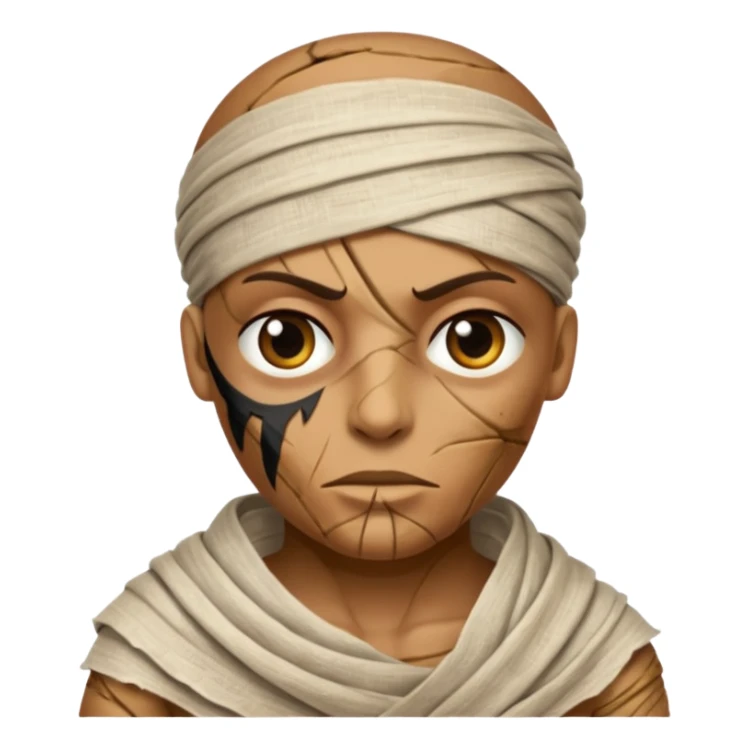 a mummy who is also a pirate sticker