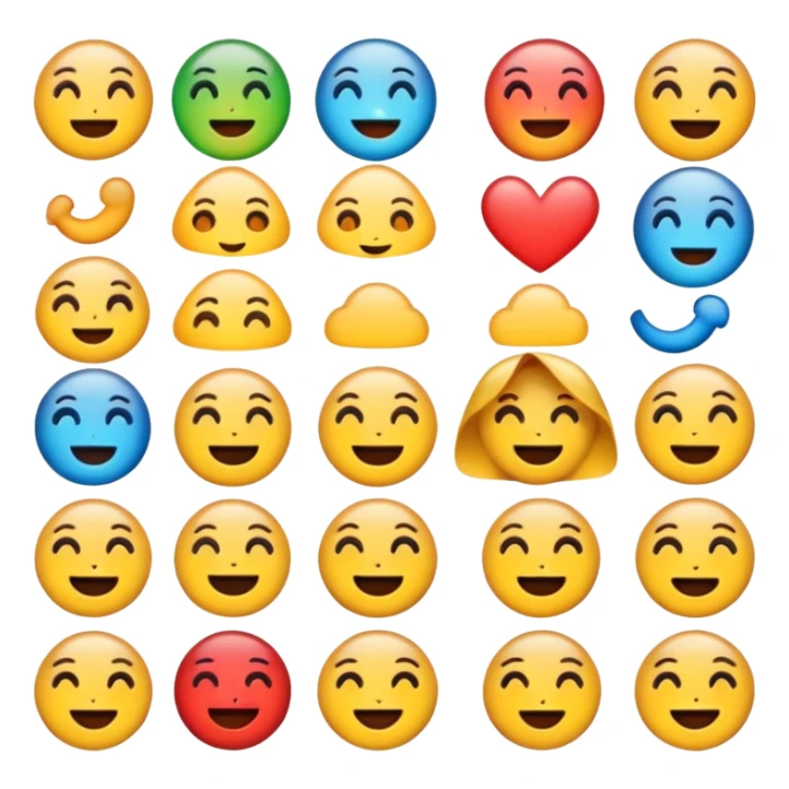 I phone aesthetic emojis sticker