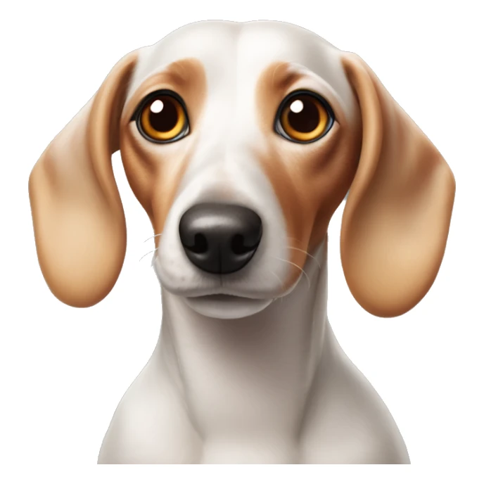 Sausage dog with heterochromia  sticker