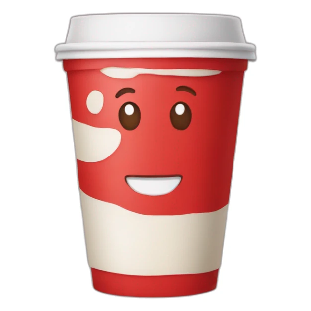 Red cup sticker
