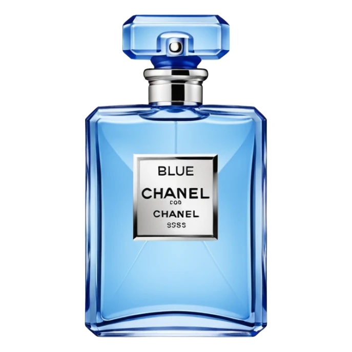 Create perfume emoji for blue de Chanel and jpg sticker