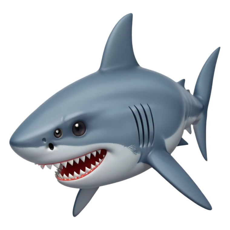 Shark with big stars in the eyes  sticker