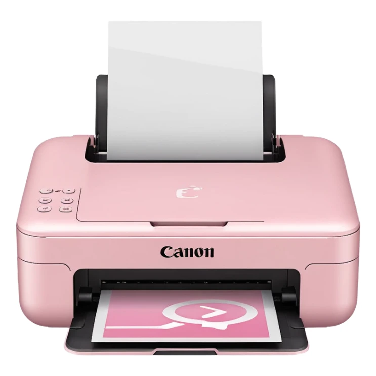 Pale Pink Canon Portable Printer sticker