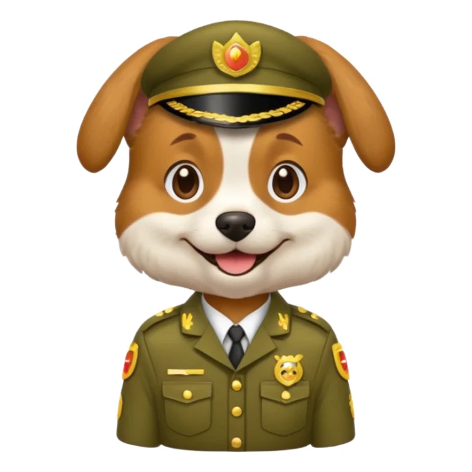 perrito repartidor de Rappi, emoji style, transparent background, smiling sticker