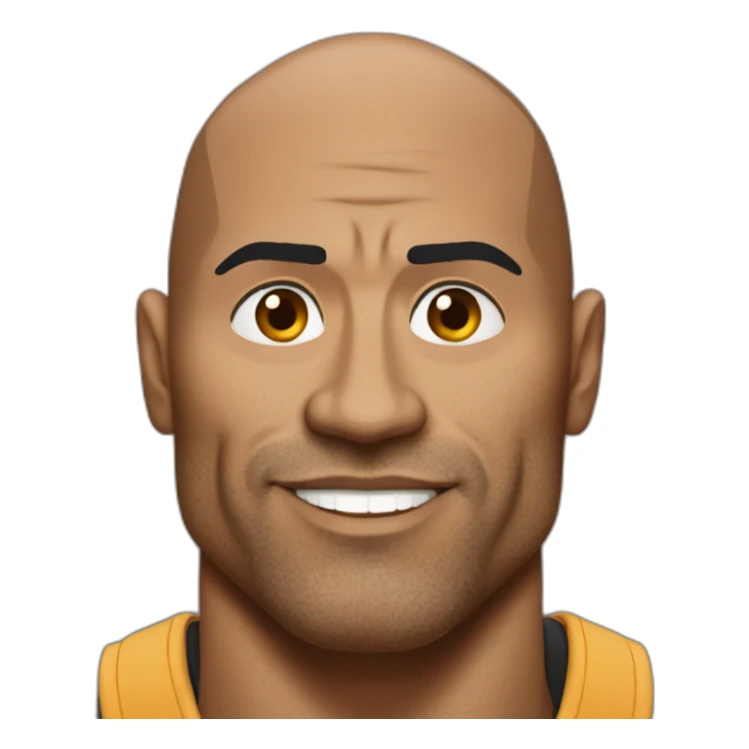 The rock avec le sourcil levé sticker