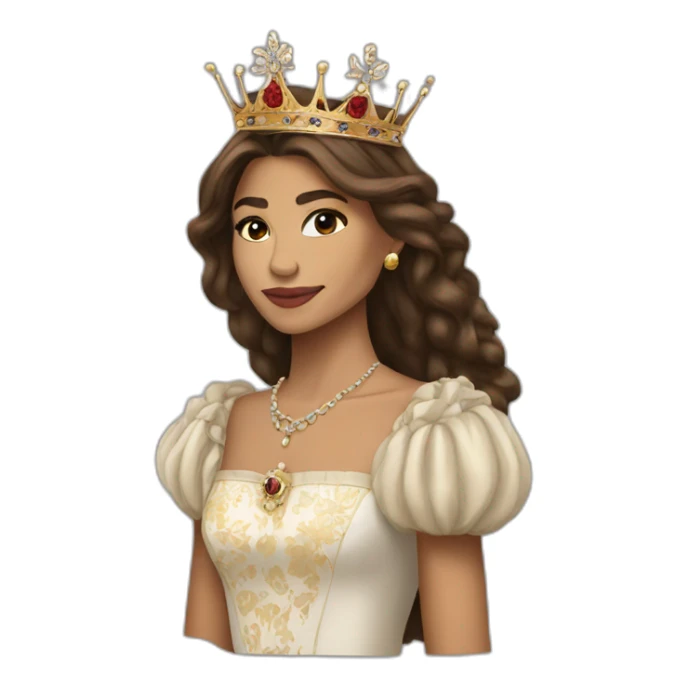 Zendaya as a english queen sticker