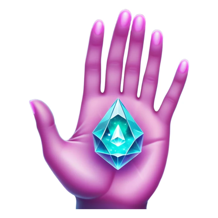 Ghostly hand emerging from stardust, holding a prism portal revealing floating products (e.g., jewelry) in a galaxy nebula, prism glows with cosmic magenta (#FF00FF) and celestial teal (#00CED1), starry depth-of-field, mystical luxury vibe sticker