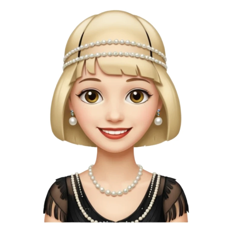 gatsby woman sticker