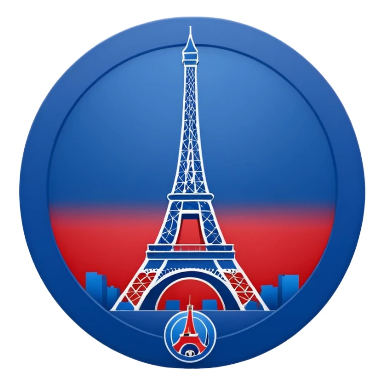 create a PSG Club logo emoji sticker