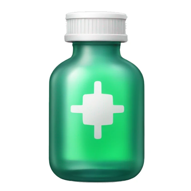 medicine bottle with liq sticker