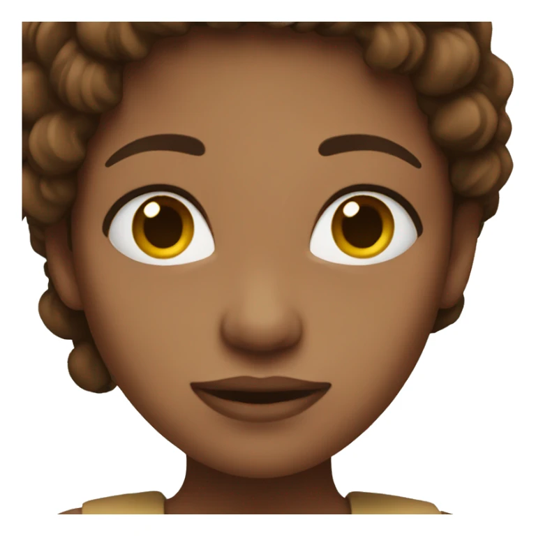 Eleanor with brown hair sticker