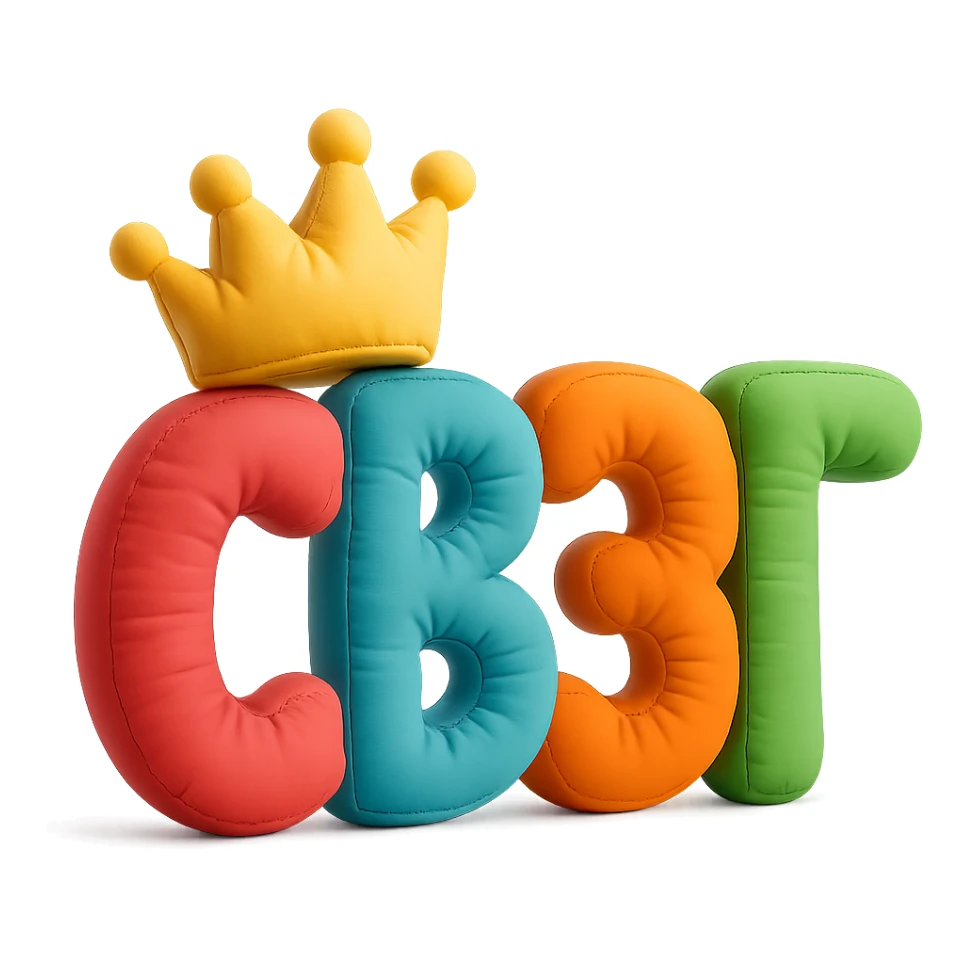 'СВЭГ' letters with a crown above, vibrant colors, cushion style, no background sticker
