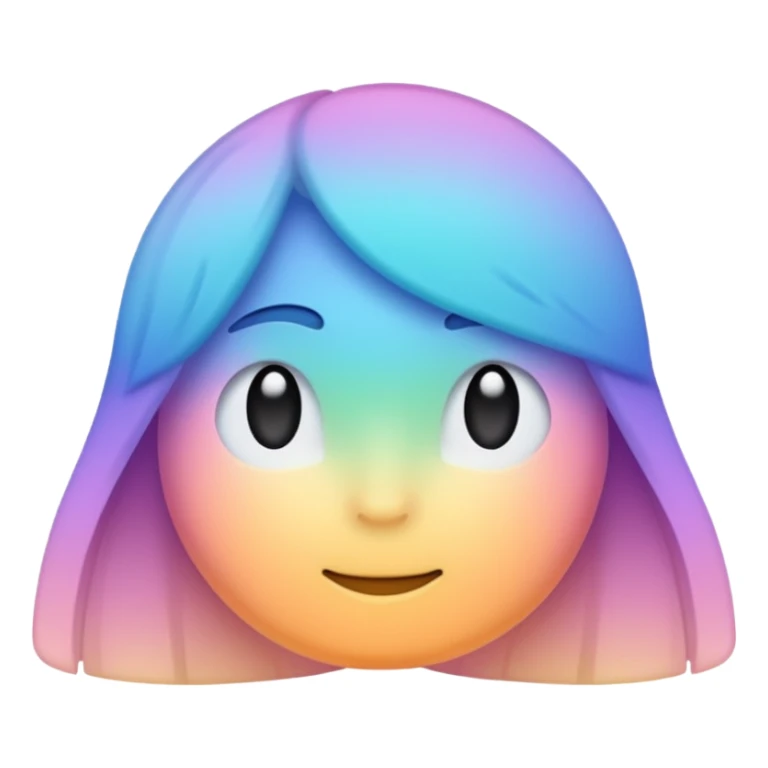 colorful pastel colors gradient line one line thick just one line sticker