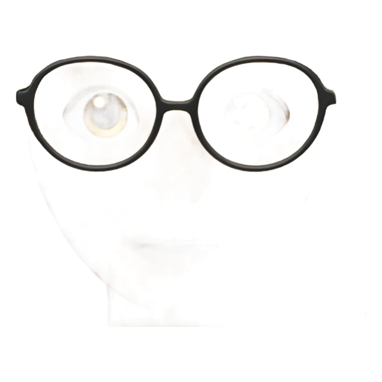 A brunette judging a a dirty blond in glasses sticker