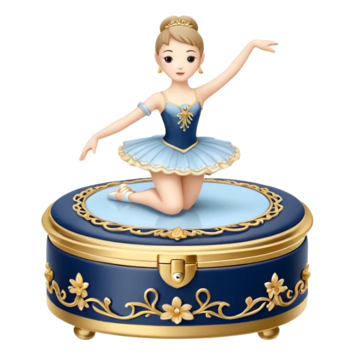 Ballerina Jewelry Music Box sticker