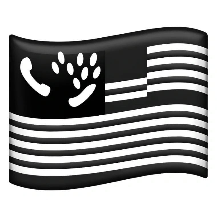 Bandeia rubro negra sticker