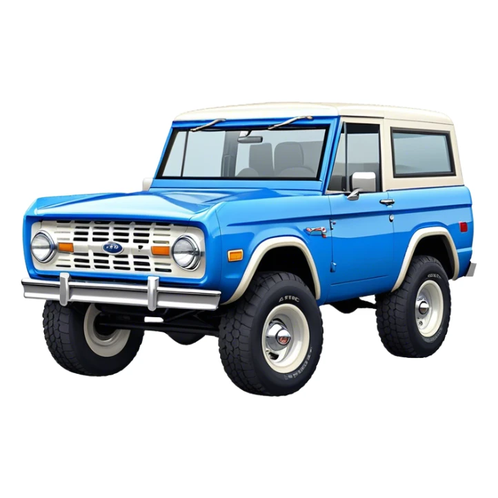 Ford Bronco - Ford (Model Year: 2021) (Iconic colour: Blue) sticker